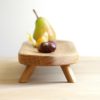 Sculpted Oak Fruit Platter
